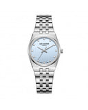 Lee Cooper Women's Analog Watch Blue Dial With Silver Metal Band,LC08204.300