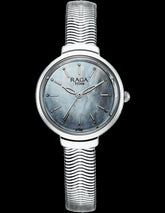 Titan Raga Women's Analog Watch Mother Of Pearl Dial With Silver Stainless Steel Band, 2737SM01
