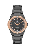 Beverly Hills Polo Club Women's Watch, Analog, Black Dial, Black Stainless Steel Strap, BP3561X.450