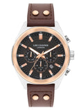 Lee Cooper, Men's, Analog Watch, Black Dial, with Leather Band, LE-LC07842.554