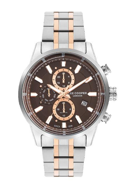 Lee Cooper, Men's, Analog Watch, Silver Dial, LE-LC07836.540