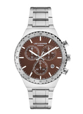 Lee Cooper, Men's, Analog Watch, Silver Dial, LE-LC07853.340