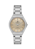 Beverly Hills Polo Club Women's Watch, Analog, Brown Dial, Silver Stainless Steel Strap, BP3560X.370