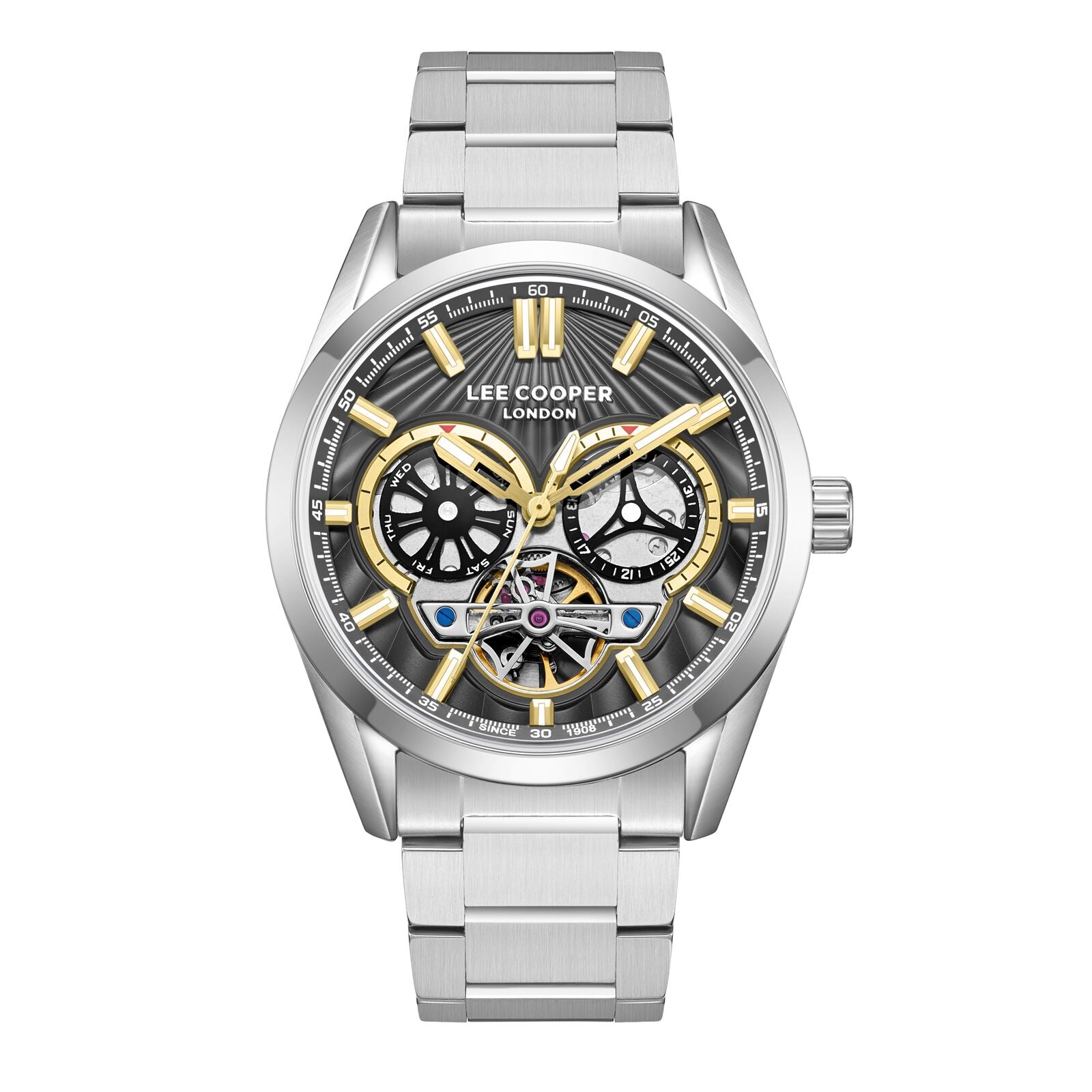 Lee Cooper LE-LC08181.360 silver dial men watch