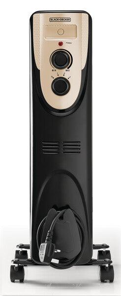 Black+Decker, 9 Fin Oil Radiator Black, 2000 Watts, OR090D-B5 Heater BL-OR090D-B5