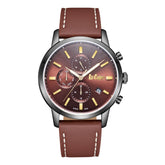 Lee Cooper, Men's, Analog Watch, Brown Dial, with Leather Band, LE-LC08085.044