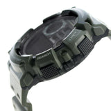 Casio Men's Watch Digital Black Dial With Green Resin Band, WS-1500H-3BVDF