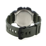 Casio Men's Watch Digital Black Dial With Green Resin Band, WS-1500H-3BVDF