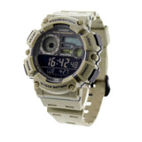 Casio Men's Watch Digital Black Dial With Beige Resin Band, WS-1500H-5BVDF