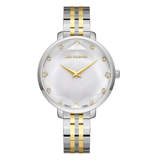 Lee Cooper, Men's, Analog Watch, Silver Dial, with Stainless Steel Band, LE-LC08077.220