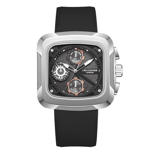 Lee Cooper, Men's, Analog Watch, Black Dial, LE-LC08012.361