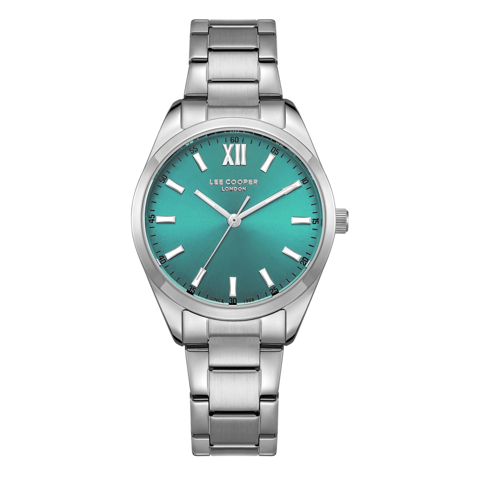 Lee Cooper, Men's, Analog Watch, Silver Dial, with Stainless Steel Band, LE-LC08015.380