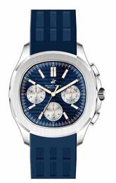 Beverly Hills Polo Club Men's Analog Watch, Blue Dial Multi-Function With Blue Silicon Strap, BP3211X.390