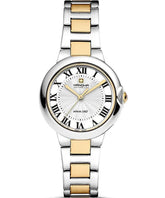 Hanowa Women's Analog Watch Silver Dial with Two-Tone Stainless Steel Bracelet, HAWLG0001561