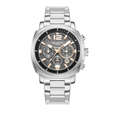 Lee Cooper Men's Watch Analog Gray Dial with Silver Stainless Steel Band, LC08194.360