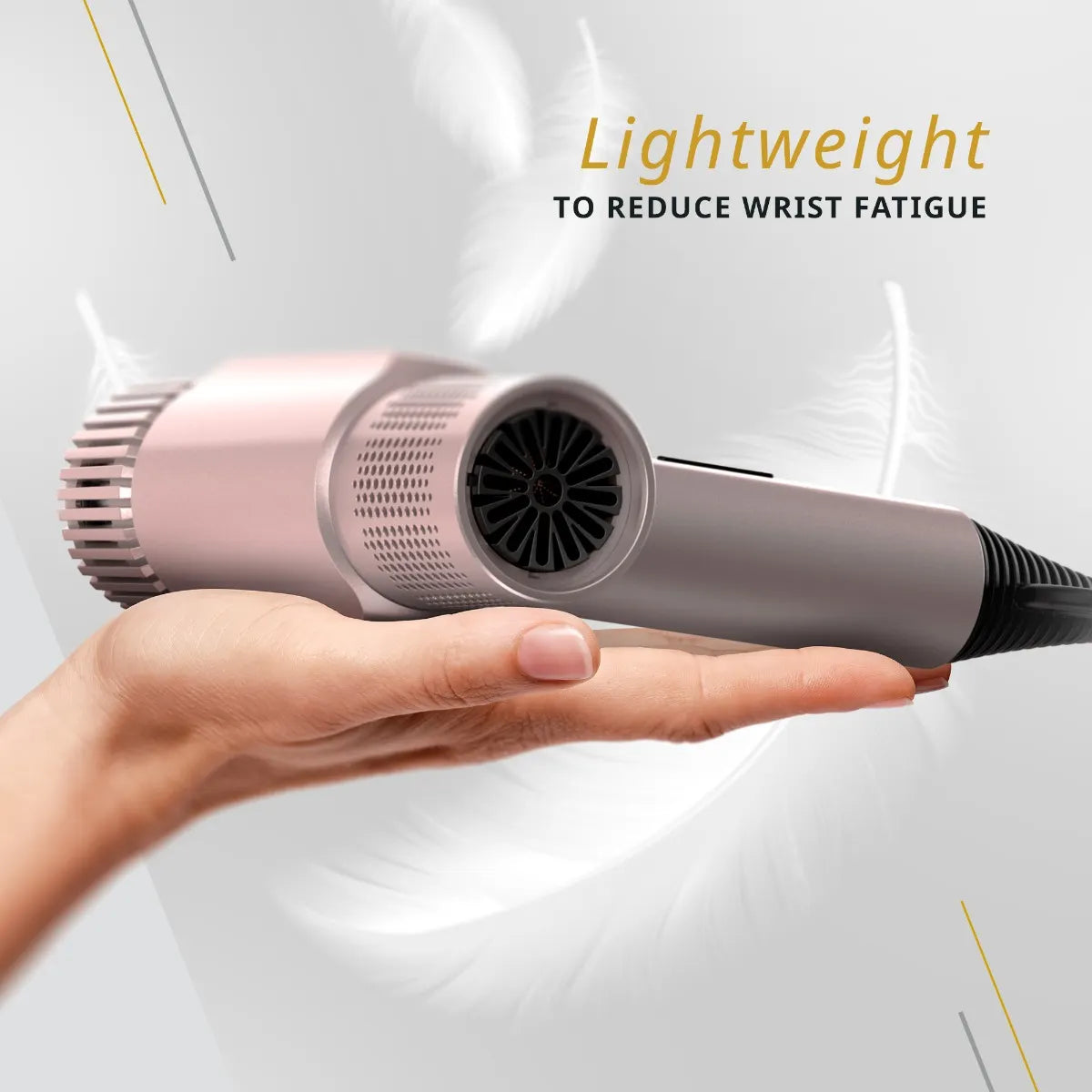 Wahl Professional Vanquish Corded Hair Dryer Rose Gold 3 Speed-Settings, Auto-Clean, 1600 watts, 4321-0371 Wahl grooming product