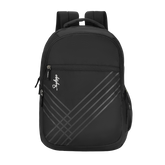 Skybags Arthur Black Backpack With Rain Cover, ARTHUR BLK