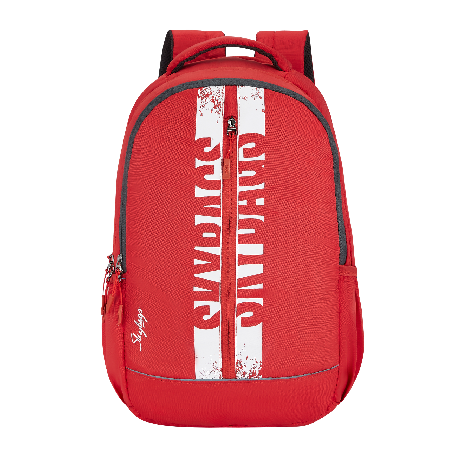 Skybags Strider Pro 04 Red Backpack With Rain Cover, STRIDER PRO 04RD