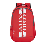 Skybags Strider Pro 04 Red Backpack With Rain Cover, STRIDER PRO 04RD