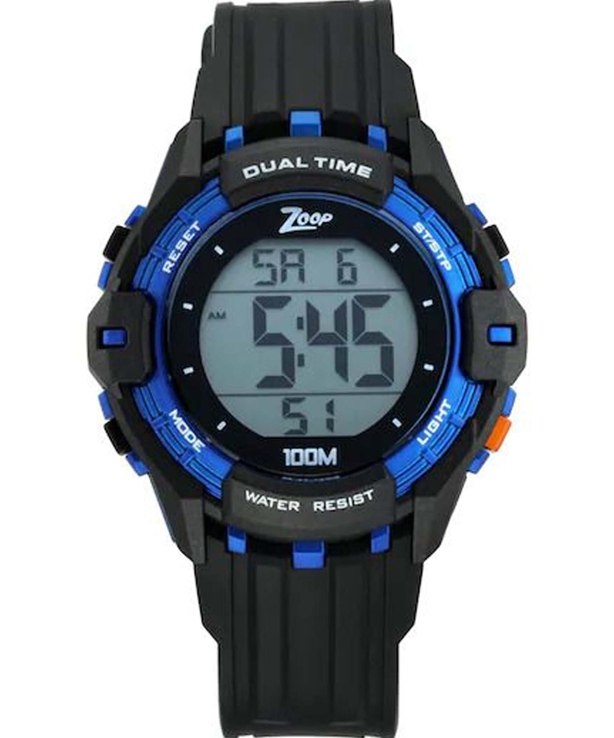 Zoop By Titan Kids Unisex Collection Digital Watch, Black Dial Black Resin Band,  16012PP03