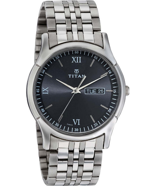 Titan, Men, Analog, Watch, Black Dial, 1636SM01