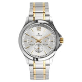 Titan Men's Watch Silver Dial Silver & Gold Stainless Steel Strap Watch, 1698BM01