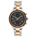 Titan Men's Watch Workwear Collection Analog, Black Dial Two Toned Stainless Strap, 1733KM03