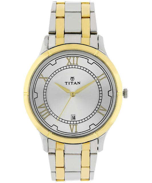Titan, Men, Analog, Watch, Silver Dial, 1775BM01