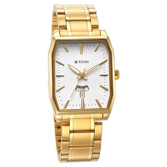 Titan, Men, Analog, Watch, White Dial, 1876YM02
