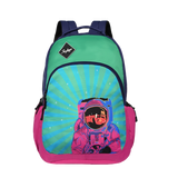 Skybags New Neon 23-07 School Backpack Blue Pink, NEWNEON23-07BPK