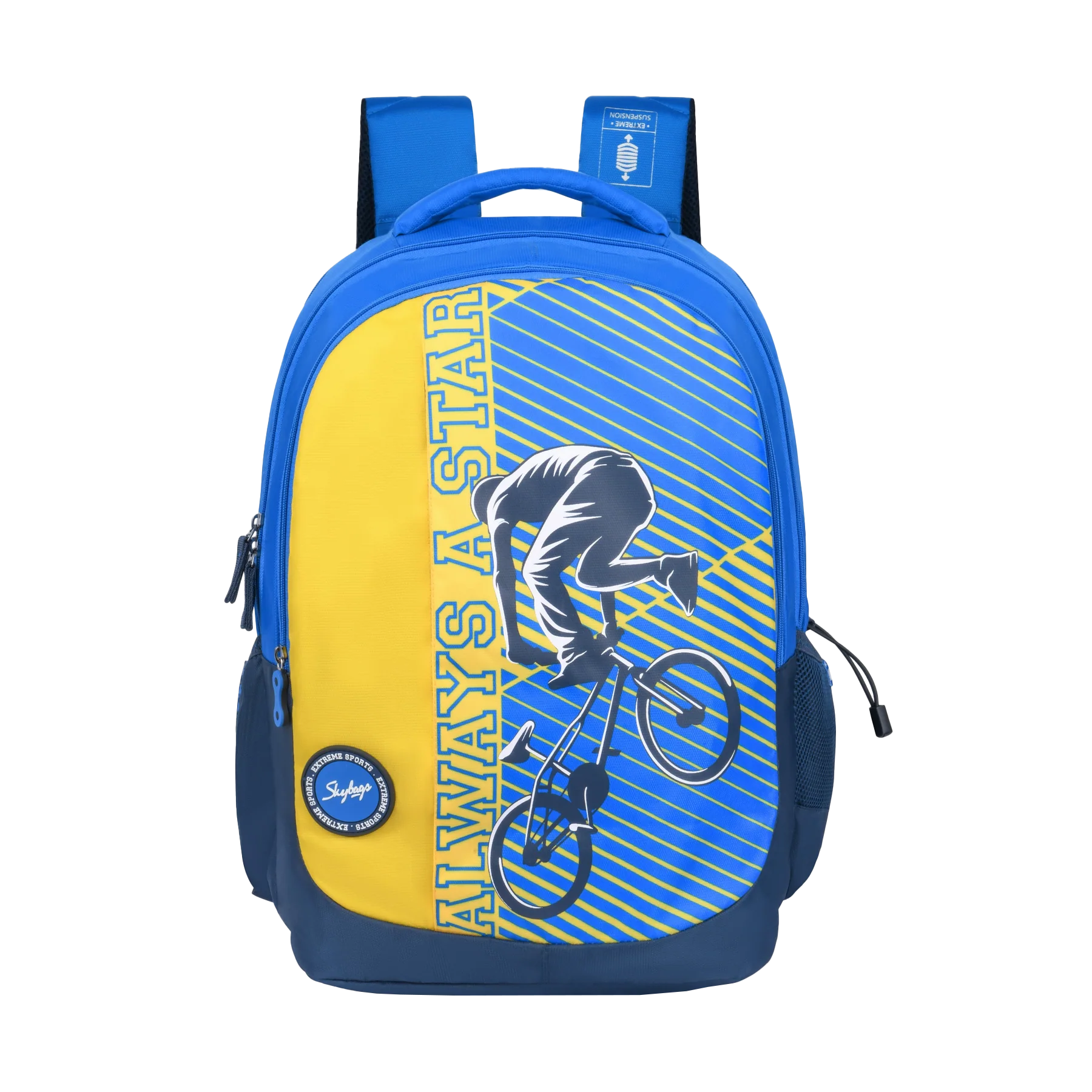 Skybags Squad Pro 01, 38 L Backpack Blue, SQUAD PRO 01BLU