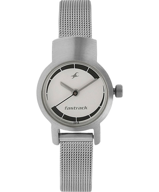 Fastrack, Men's, Analog Watch, Silver Dial, with Stainless Steel Band, FA-2298SM01
