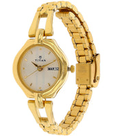 Titan, Women, Analog, Watch, White Dial, 2345YM01