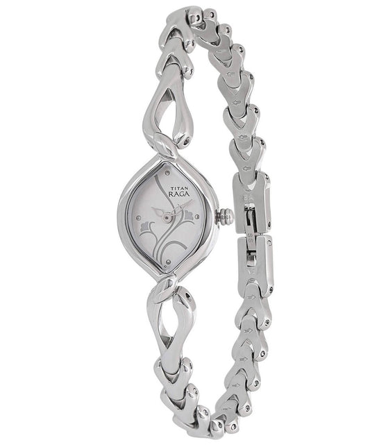 Titan, Women, Analog, Watch, Silver Dial, 2455SM01