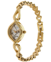 Titan Women's Watch Raga Collection Analog, Silver Dial Gold Stainless Strap, 2455YM01