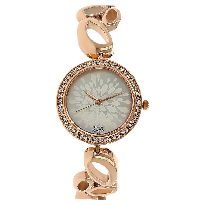 Titan, Women, Analog, Watch, Beige Dial, 2539WM01