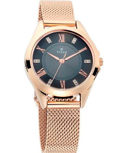 Titan, Women, Analog, Watch, Black Dial, 2565WM01