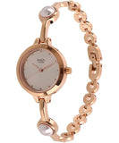 Titan Women's Watch Raga Collection Analog, Grey Dial Rose Gold Stainless Strap, 2576WM01