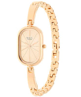 Titan Women's Watch Raga Collection Analog, Rose Gold Dial Rose Gold Stainless Strap, 2577WM01