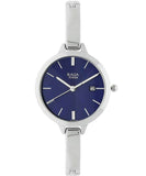 Titan Women's Watch Raga Blue Dial Silver Stainless Steel Strap Watch, 2578SM01