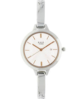 Titan Women's Watch Raga White Dial Silver Stainless Steel Strap Watch, 2578SM02,