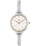 Titan Women's Watch Raga White Dial Silver Stainless Steel Strap Watch, 2578SM02,