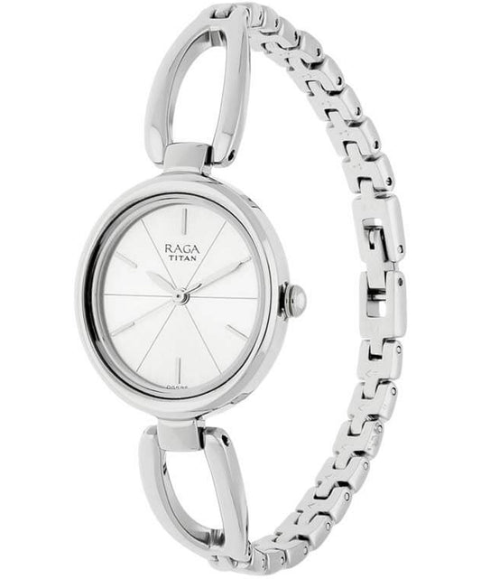 Titan, Women, Analog, Watch, Silver Dial, 2579SM01