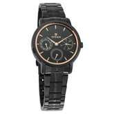 Titan, Women, Analog, Watch, Black Dial, Stainless steel Strap, 2589NM01
