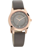 Titan, Women, Analog, Watch, Anthracite Dial, Leather Strap, 2596WL02