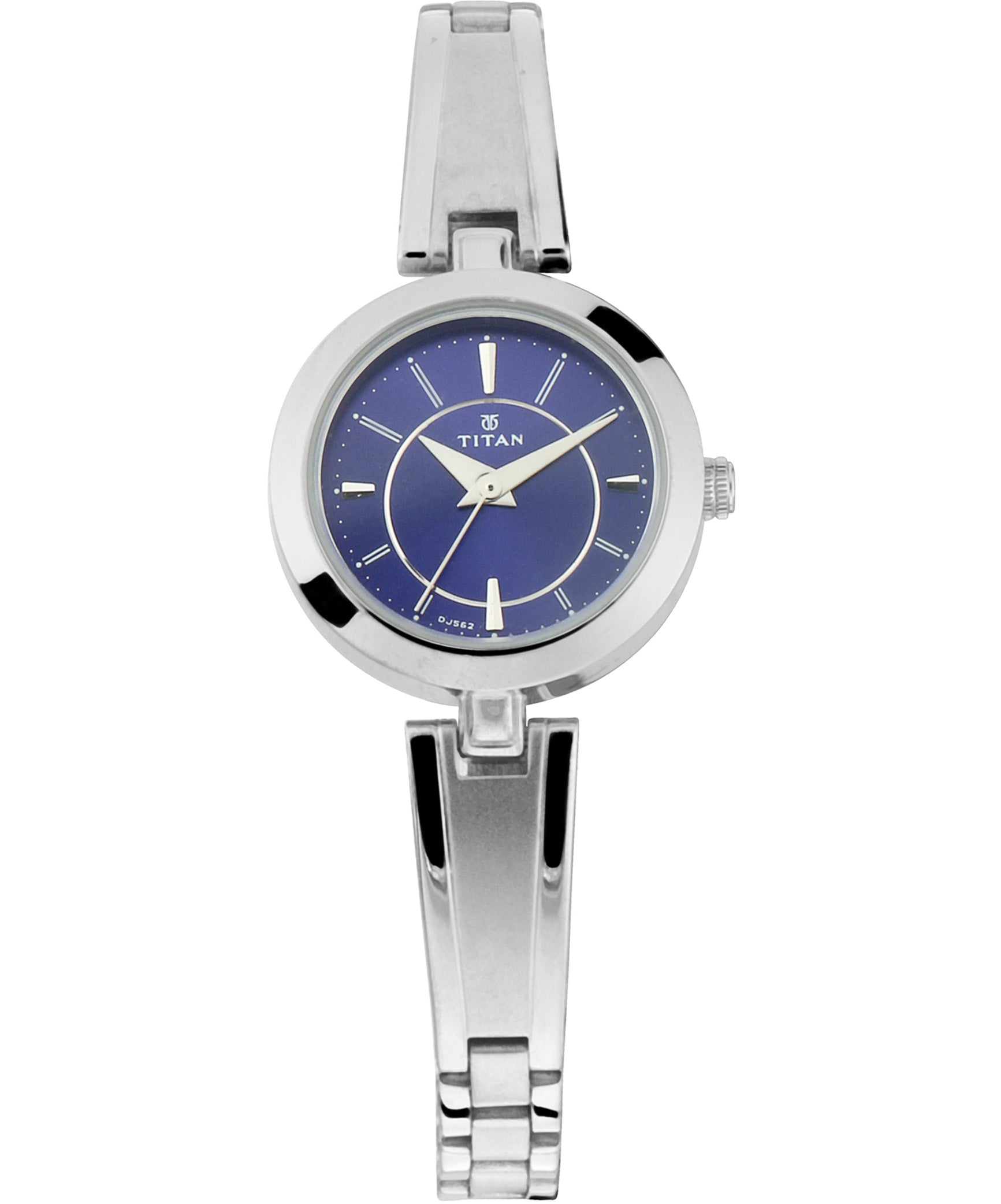 Titan, Women, Analog, Watch, Blue Dial, Stainless steel Strap, 2598SM03
