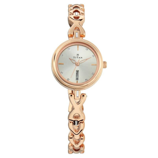Titan, Women, Analog, Watch, Silver Dial, Stainless steel Strap, 2601WM01