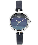 Titan Raga Viva Analog Women's Watch, Blue Dial Leather Strap, 2606SL02
