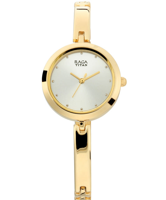 Titan, Women, Analog, Watch, Silver Dial, Stainless steel Strap, 2606YM04