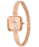 Titan Women's Watch Raga Collection Analog, Rose Gold Dial Rose Gold Stainless Strap, 2607WM01